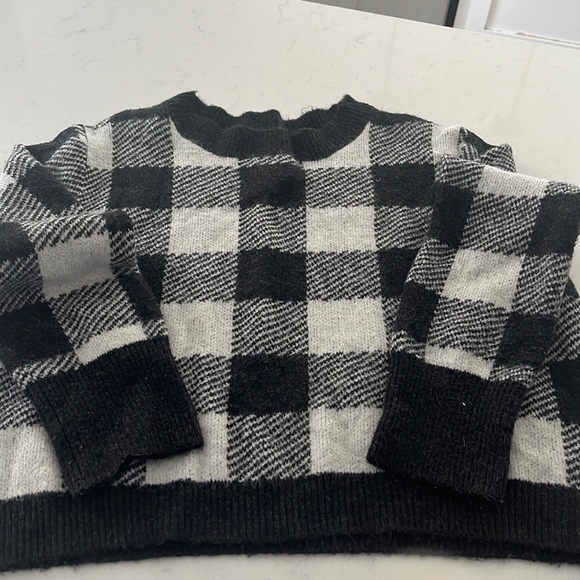 HM plaid knit sweater - Picture 5 of 5